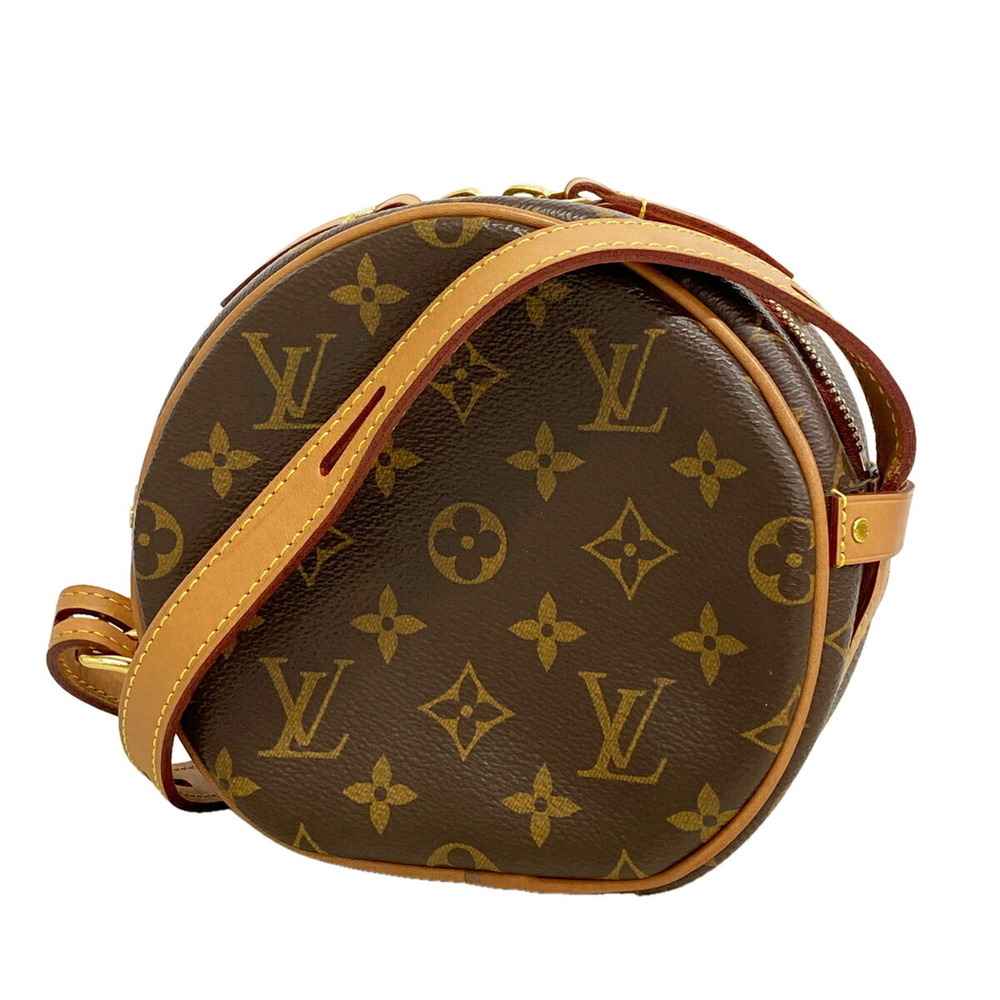 Louis Vuitton Monogram Boite Chapeau Souple PM Shoulder Bag M45578 Brown Women's